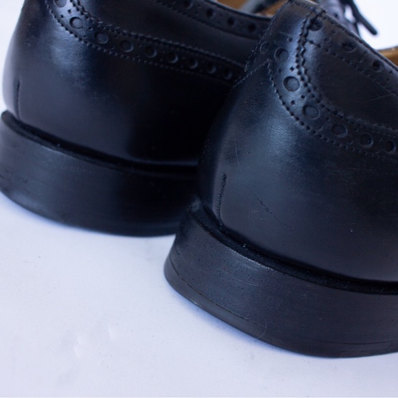 Church’s Custom Grade Leather Wingtip Shoe’s Men’s 9(F) Made In England - Picture 10 of 13